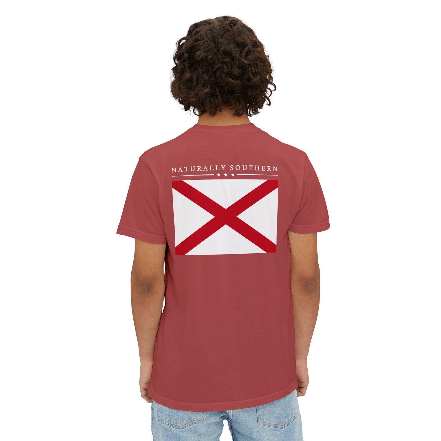 Cahaba "Naturally Southern Flag" pocket t-shirt
