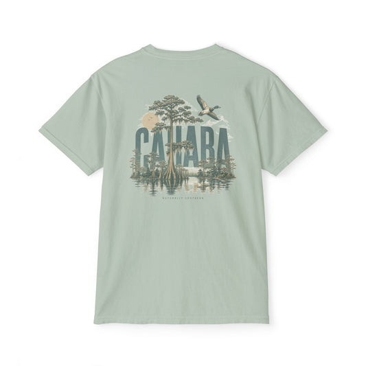 Cahaba "Naturally Southern" pocket t-shirt