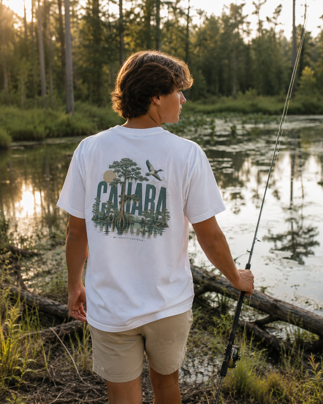 Cahaba "Youth Naturally Southern" Heavyweight T-Shirt