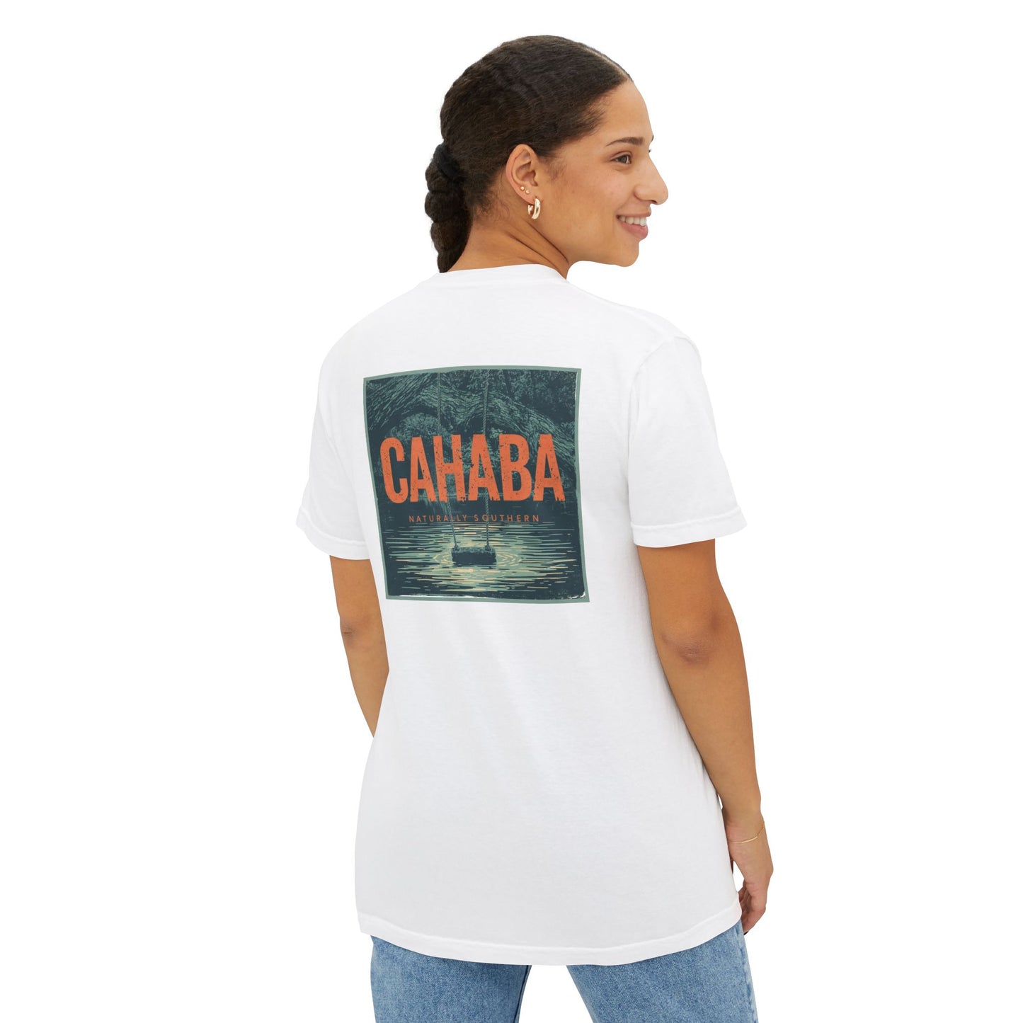Cahaba "Tree Swing" pocket t-shirt