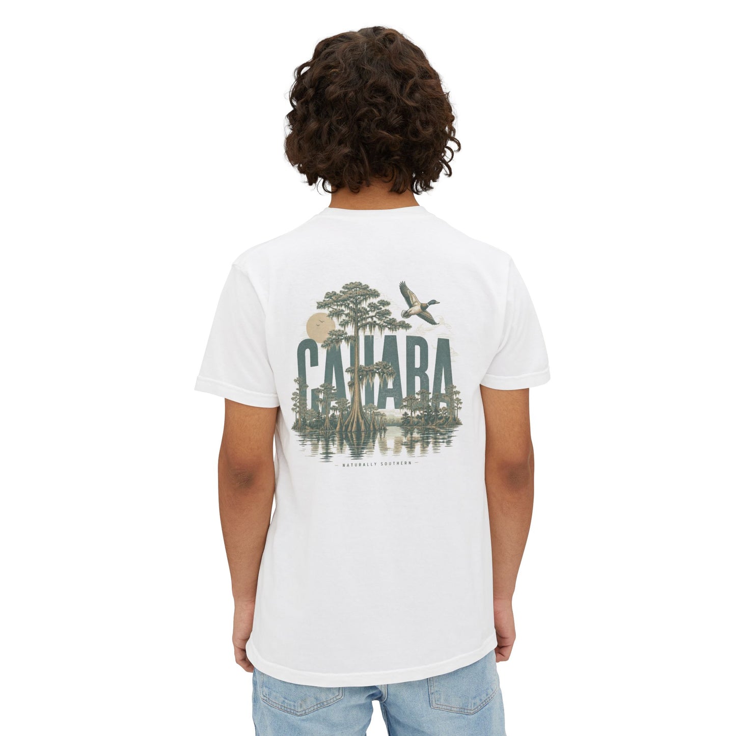 Cahaba "Naturally Southern" pocket t-shirt