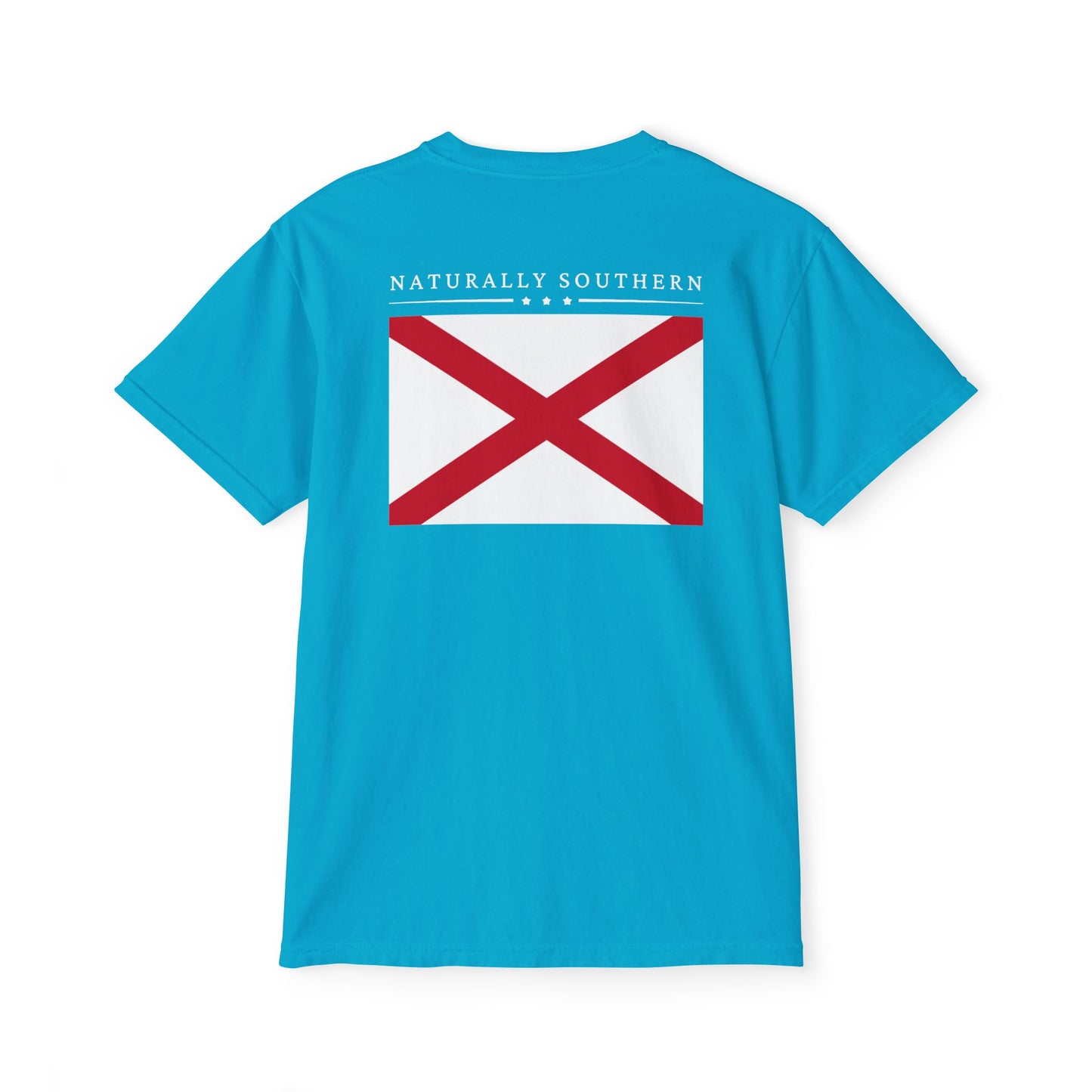 Cahaba "Naturally Southern Flag" pocket t-shirt
