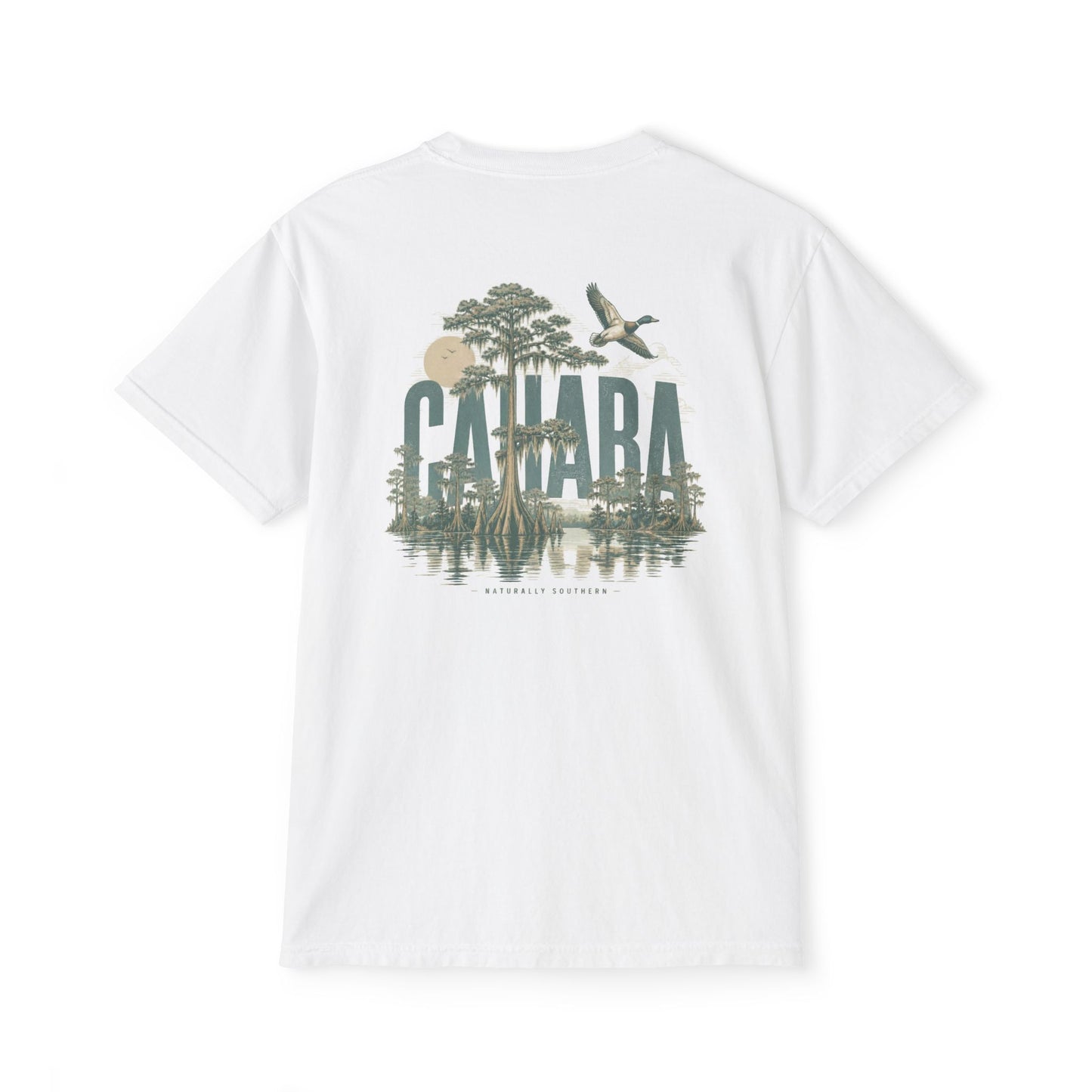 Cahaba "Naturally Southern" pocket t-shirt
