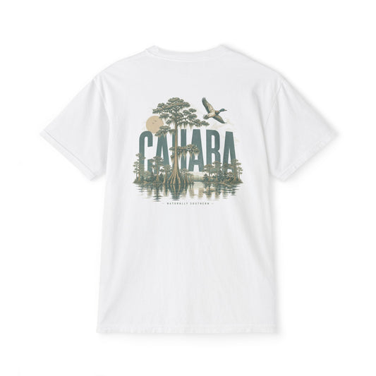 Cahaba "Naturally Southern" pocket t-shirt