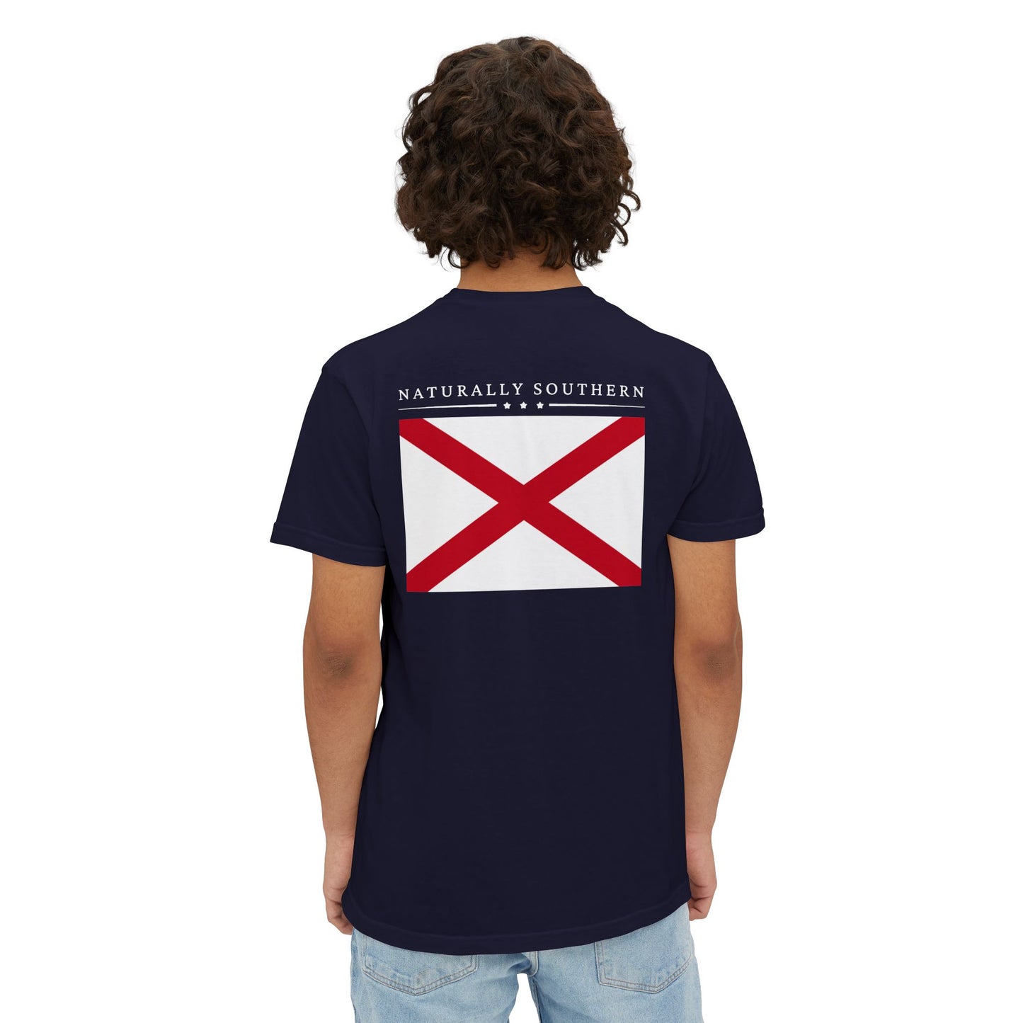 Cahaba "Naturally Southern Flag" pocket t-shirt