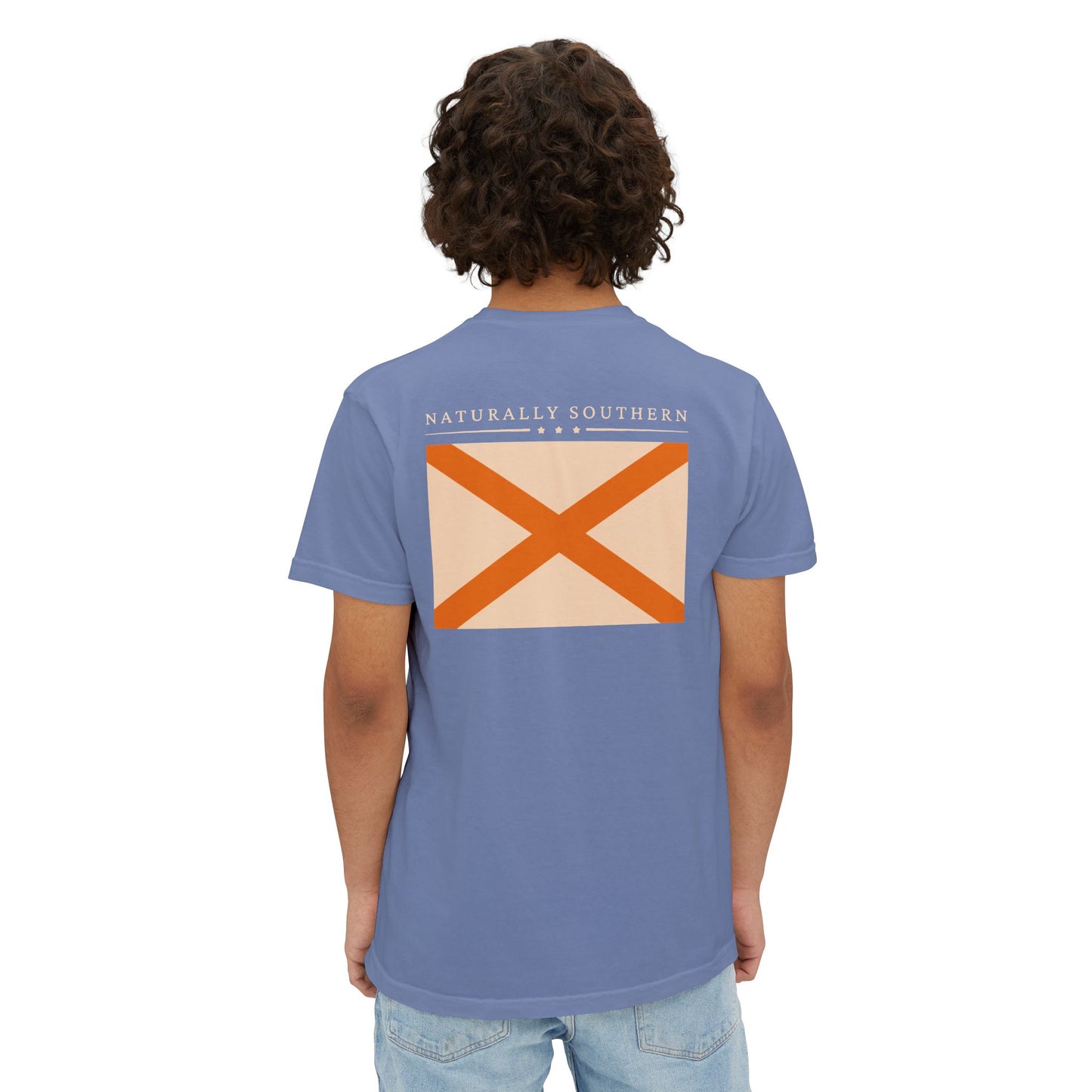 Cahaba "Naturally Southern Flag" pocket t-shirt