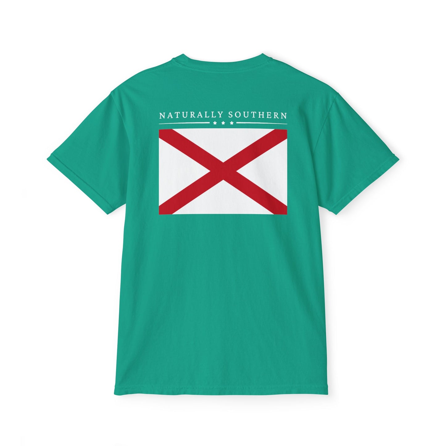 Cahaba "Naturally Southern Flag" pocket t-shirt