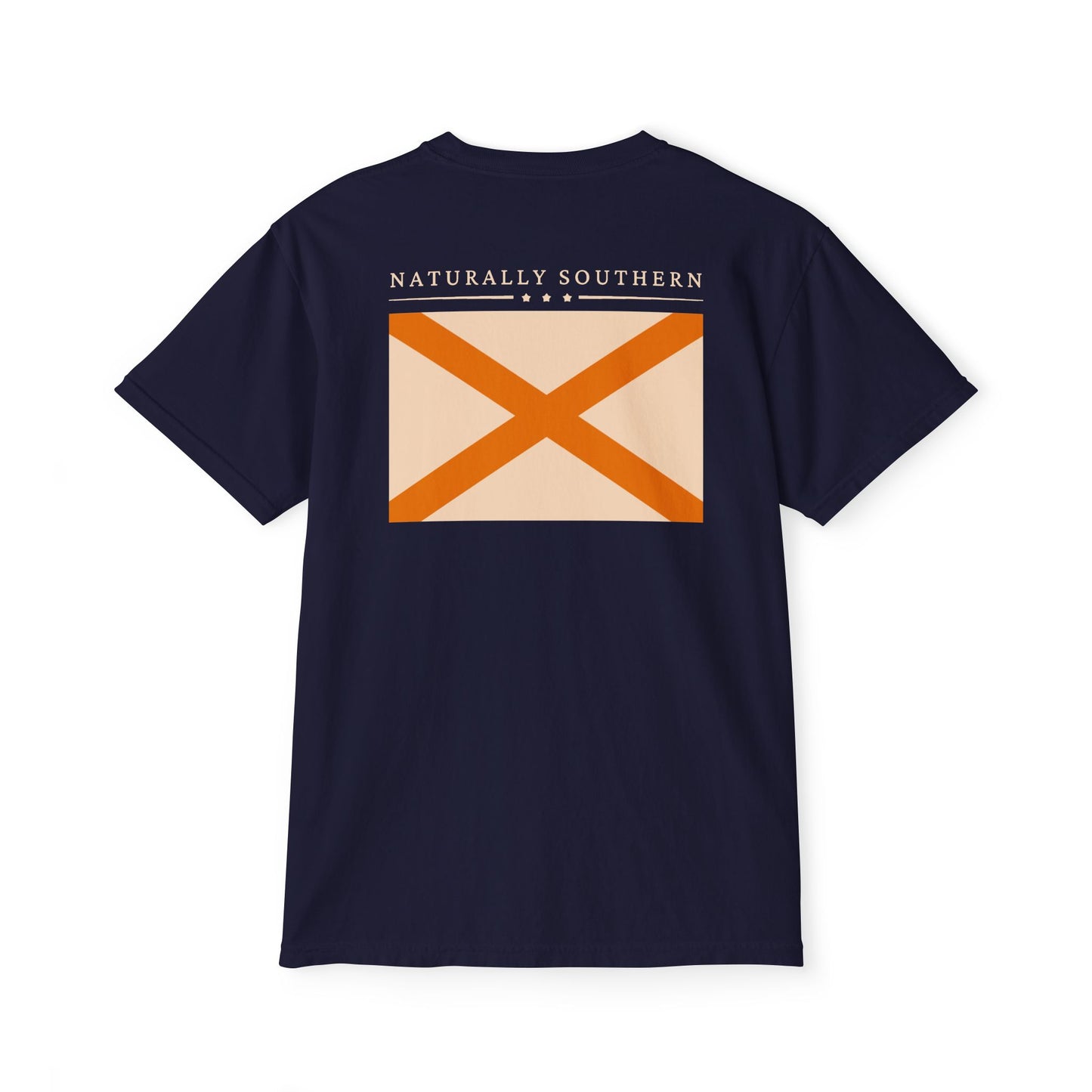 Cahaba "Naturally Southern Flag" pocket t-shirt