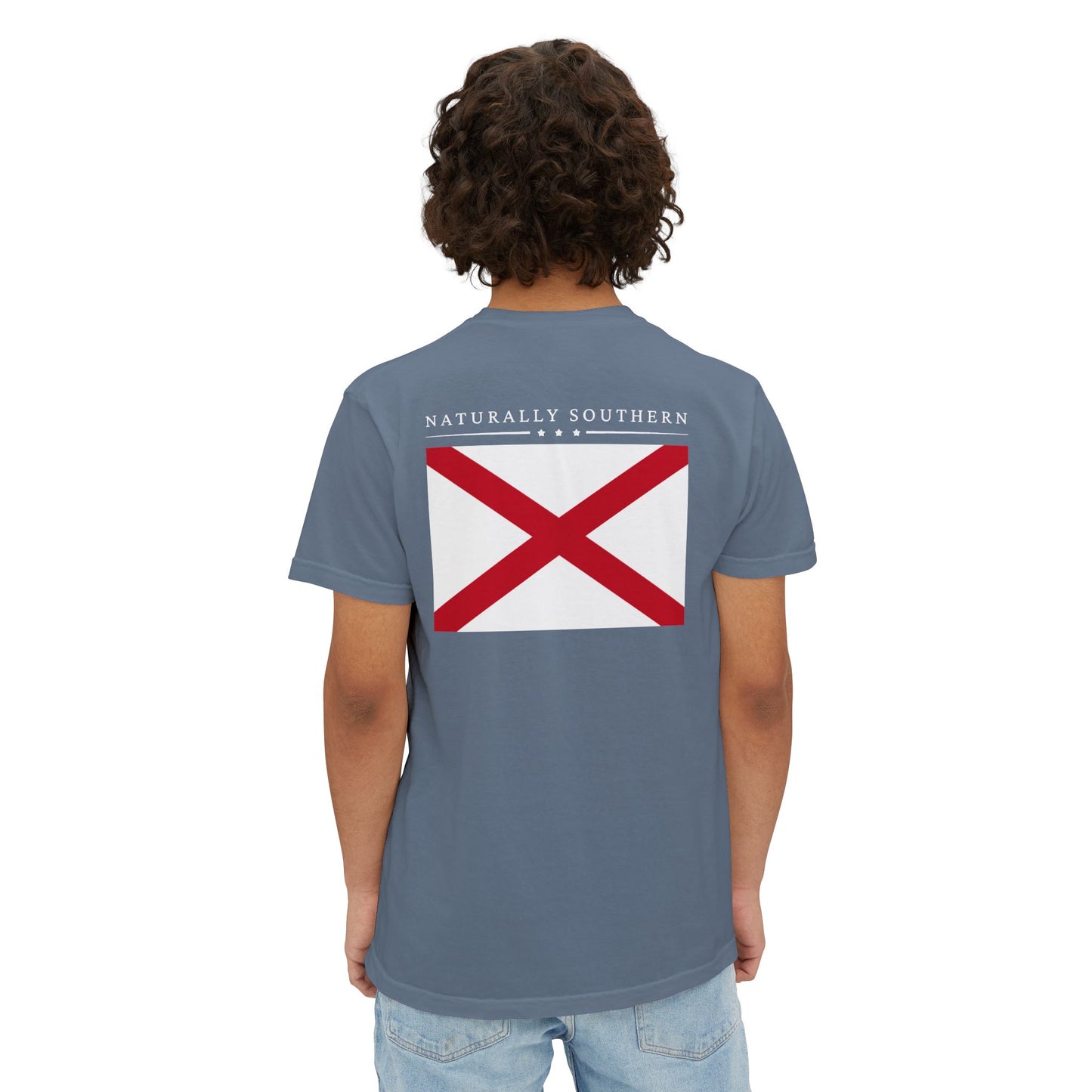 Cahaba "Naturally Southern Flag" pocket t-shirt