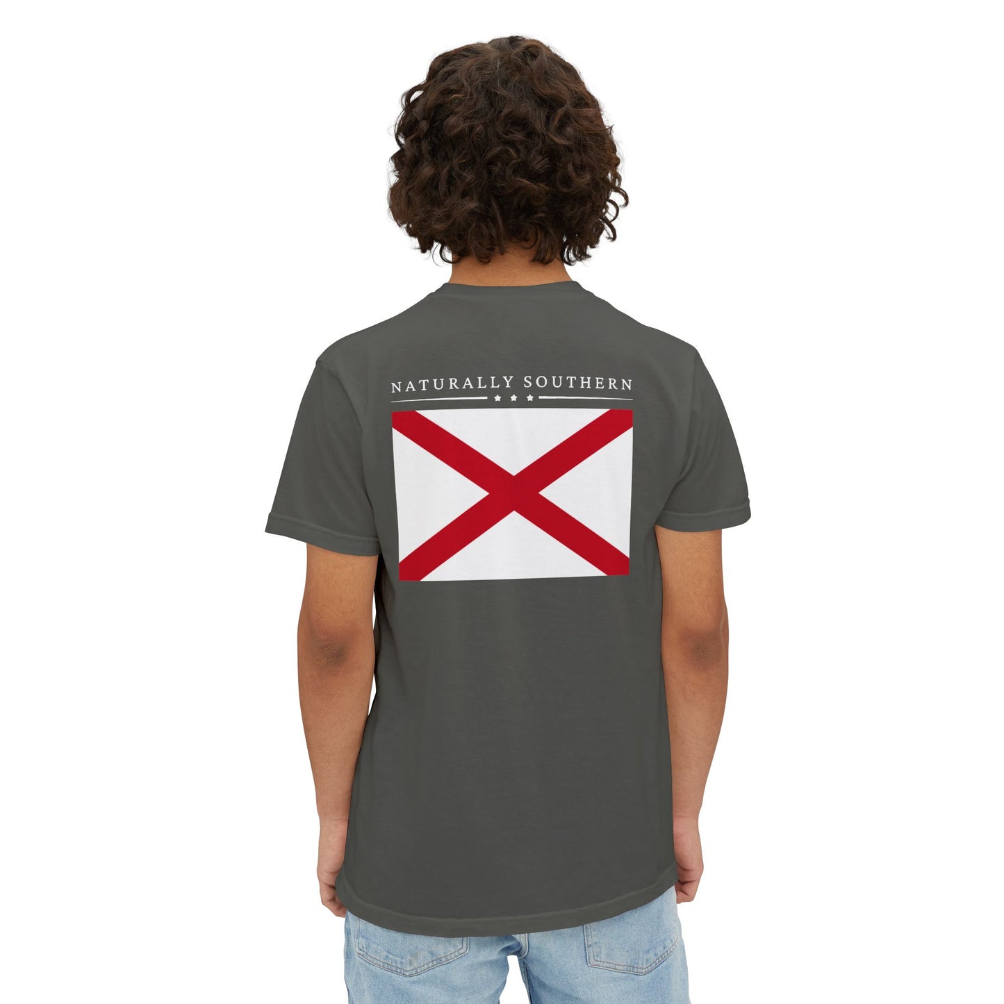 Cahaba "Naturally Southern Flag" pocket t-shirt