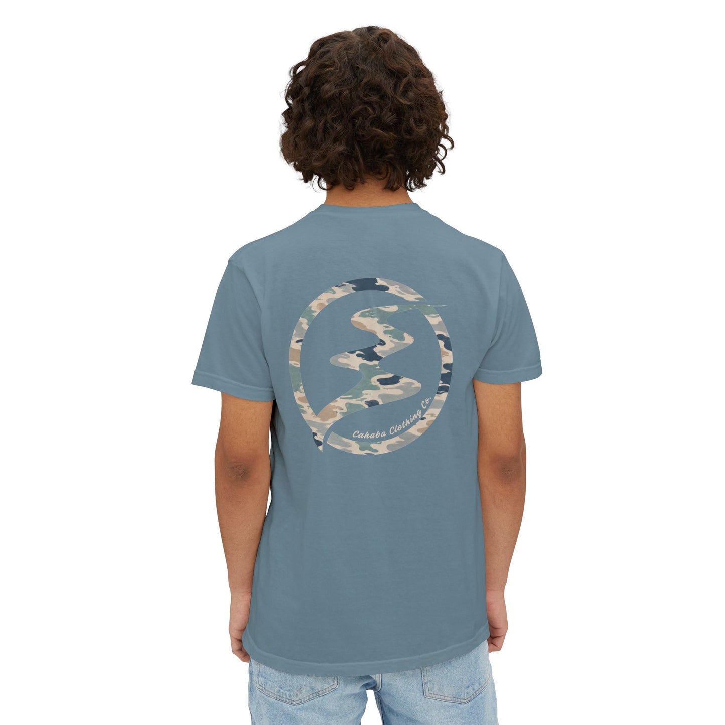 Cahaba "Coastal Camo River" pocket t-shirt