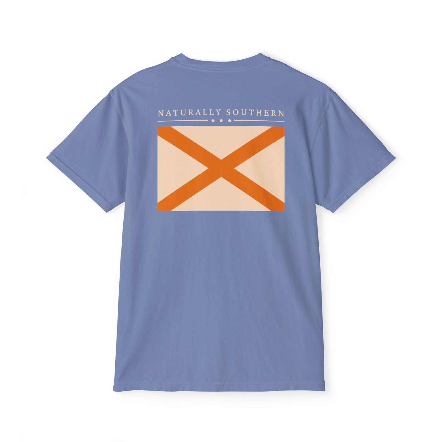Cahaba "Naturally Southern Flag" pocket t-shirt