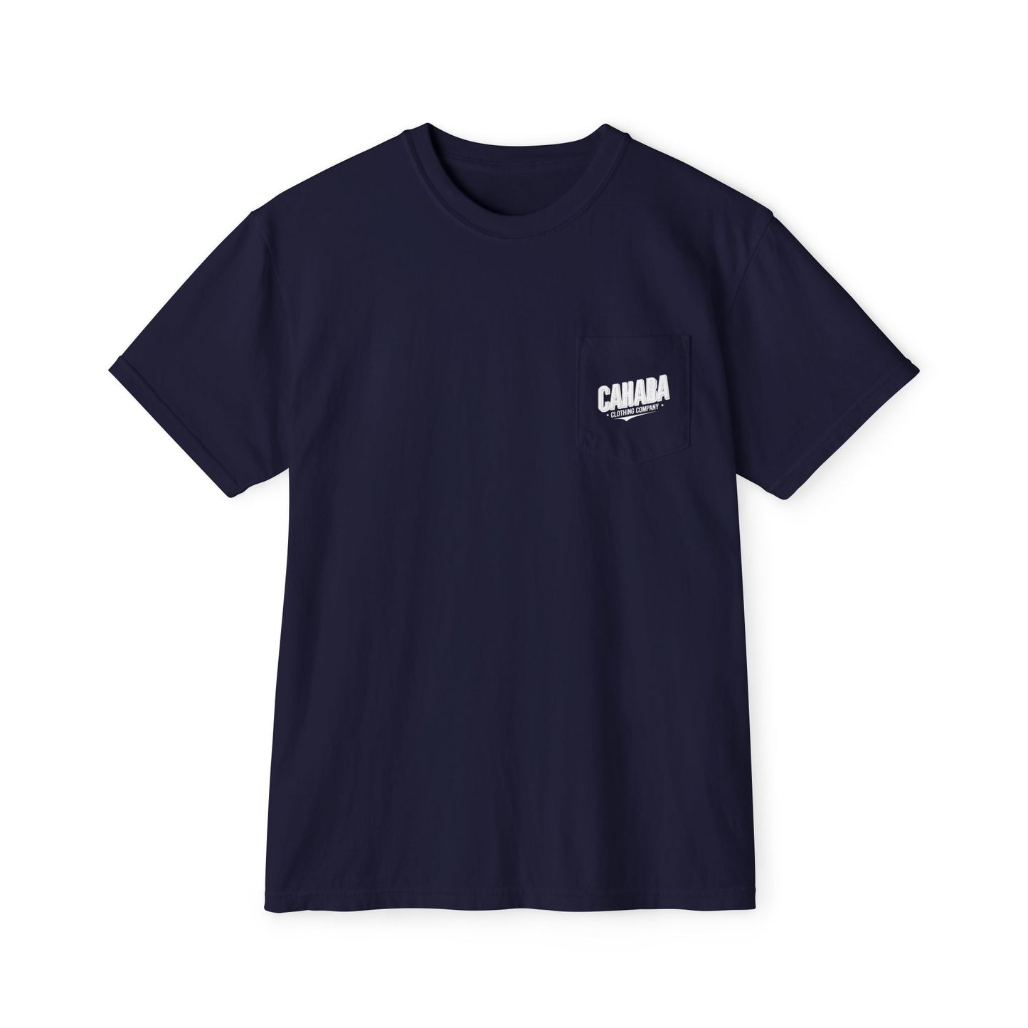 Cahaba "Current Badge" pocket t-shirt