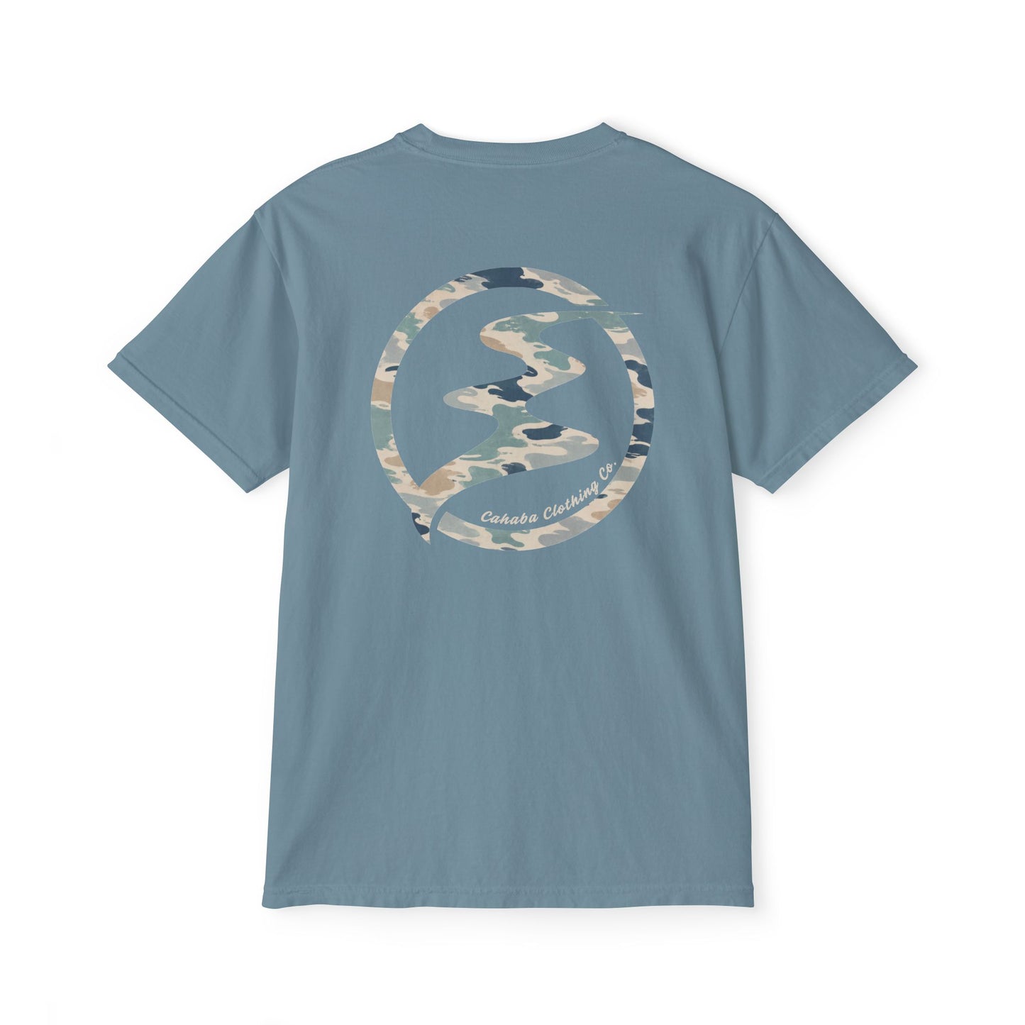 Cahaba "Coastal Camo River" pocket t-shirt
