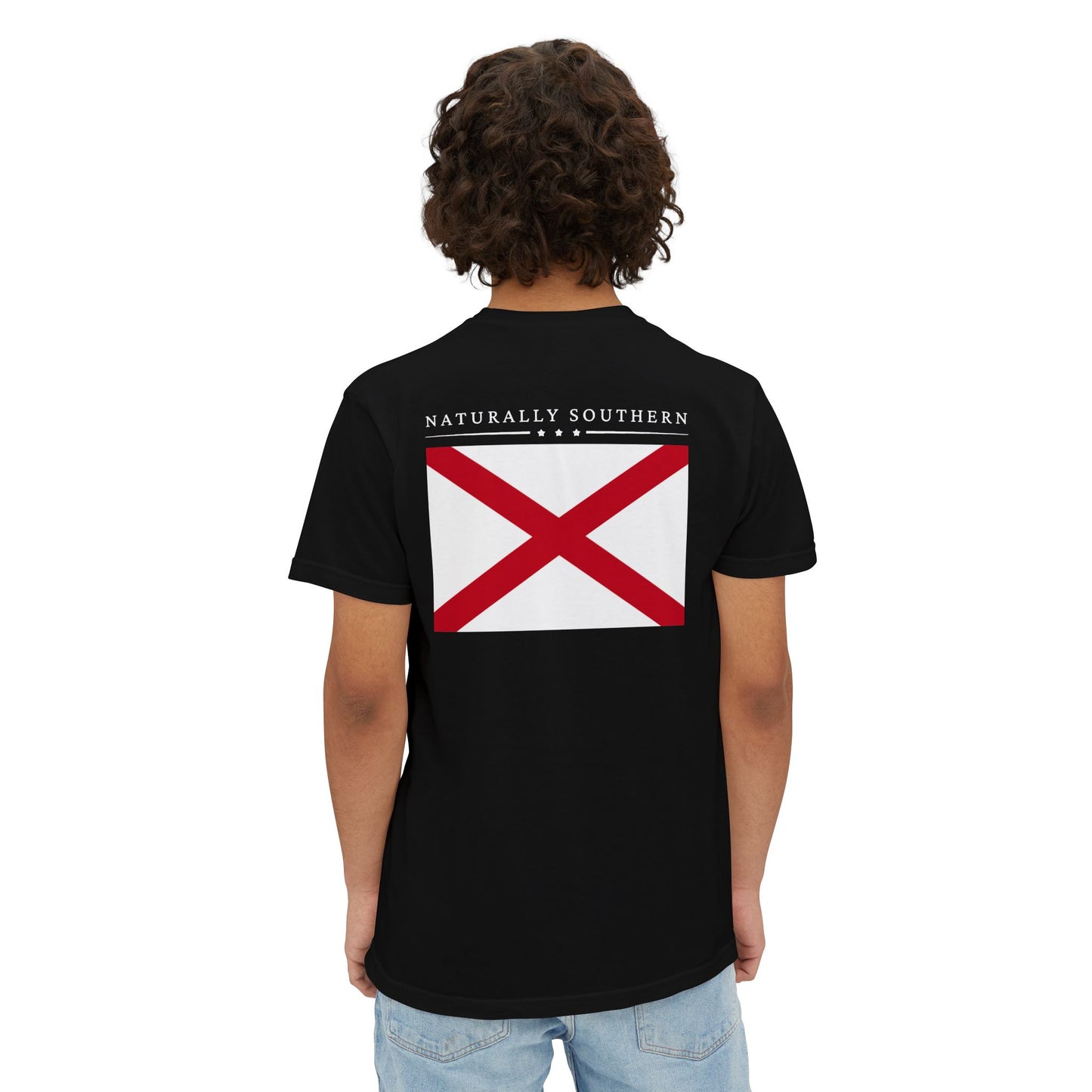Cahaba "Naturally Southern Flag" pocket t-shirt