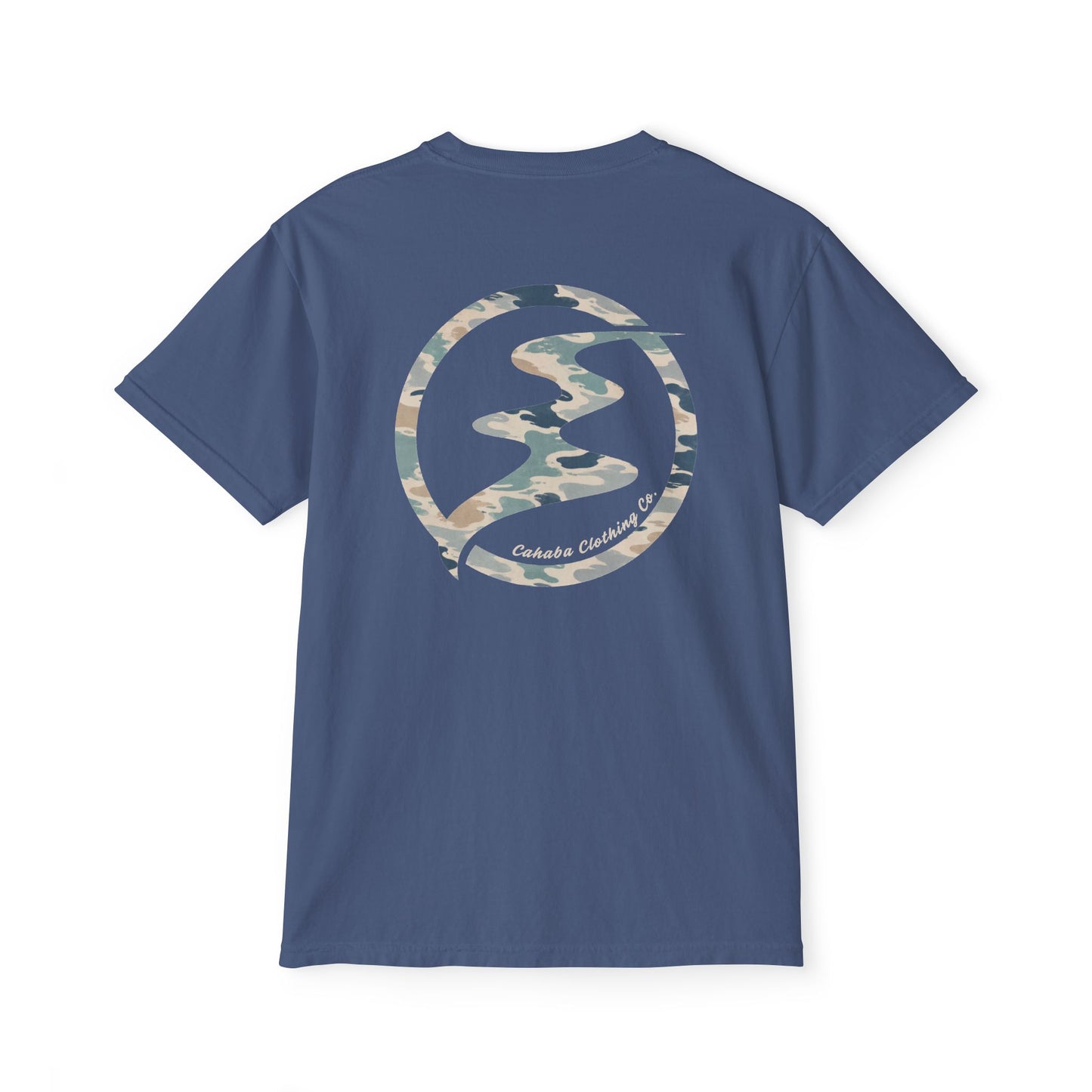 Cahaba "Coastal Camo River" pocket t-shirt