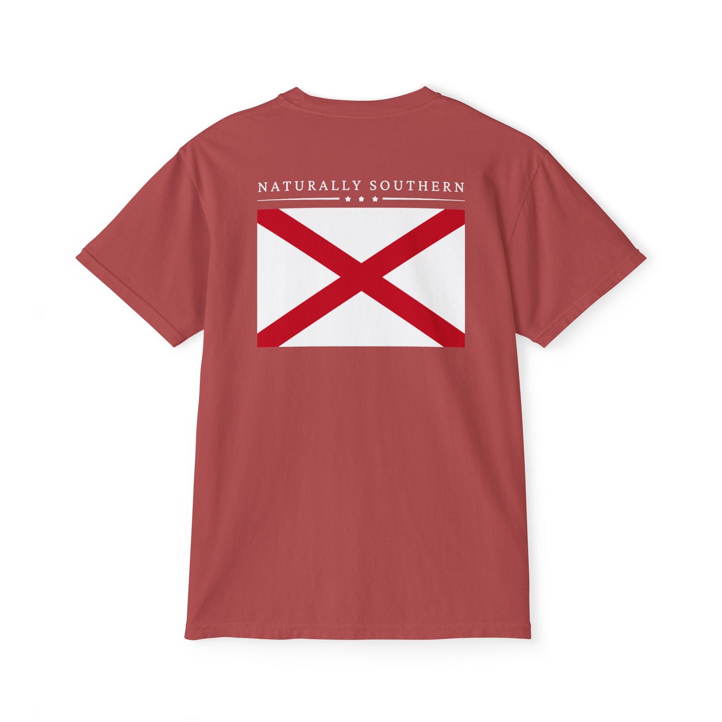 Cahaba "Naturally Southern Flag" pocket t-shirt