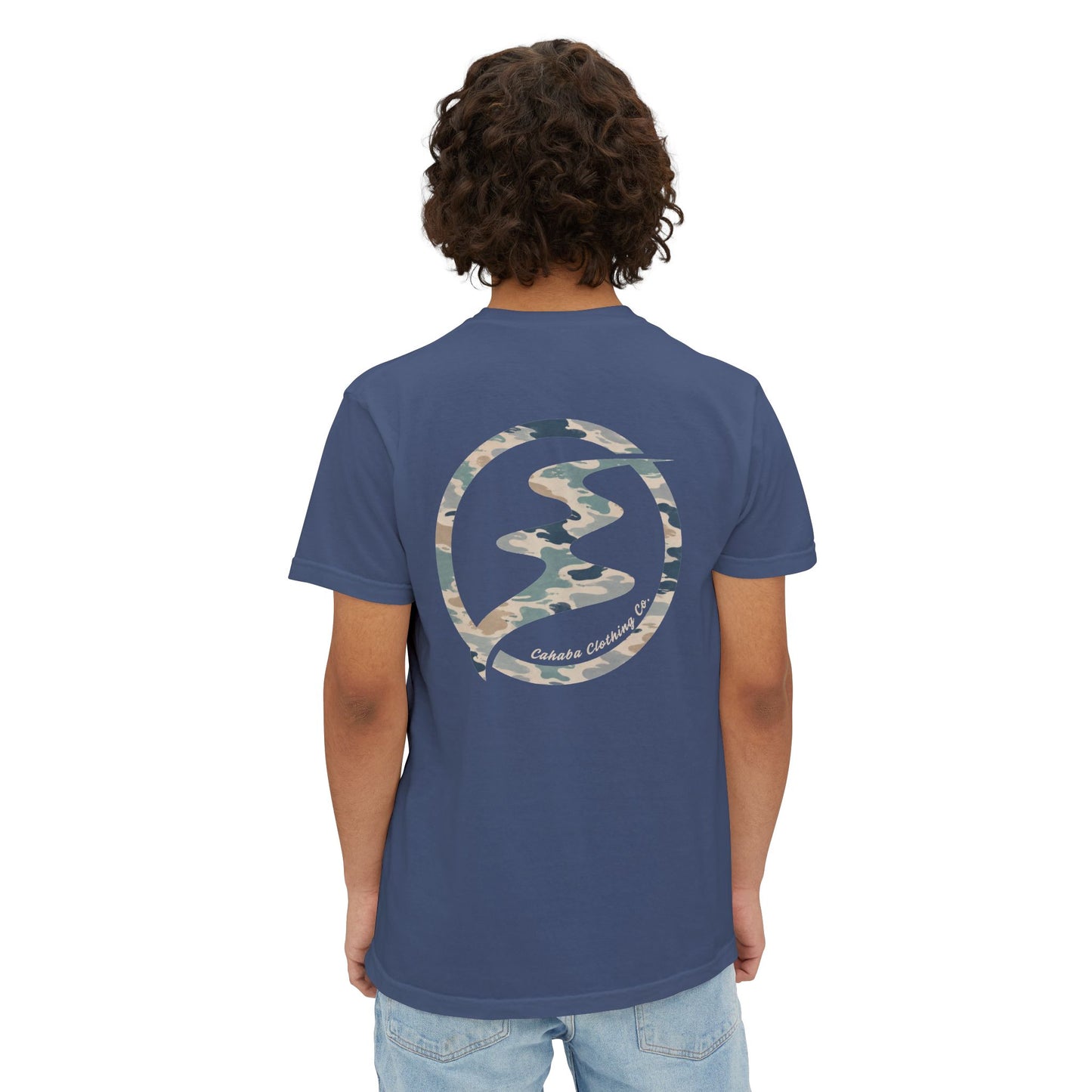 Cahaba "Coastal Camo River" pocket t-shirt