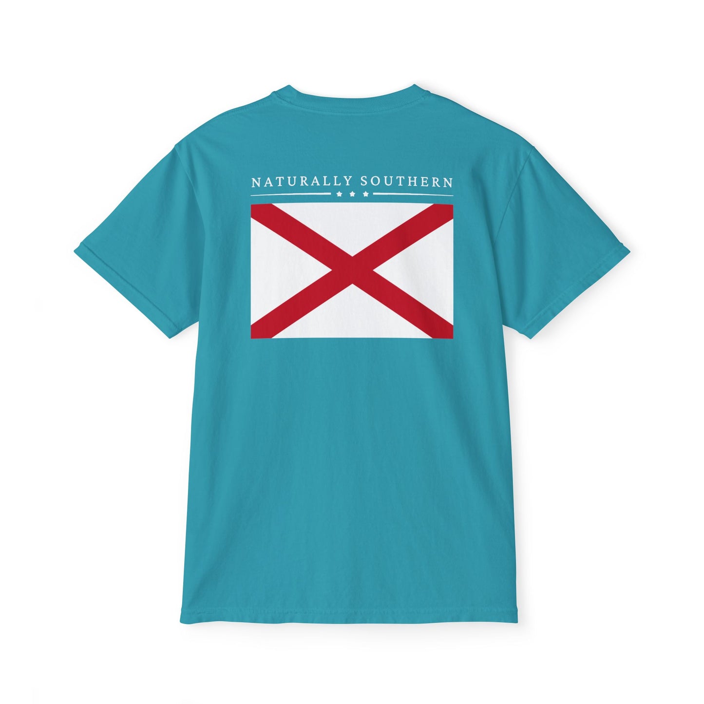Cahaba "Naturally Southern Flag" pocket t-shirt