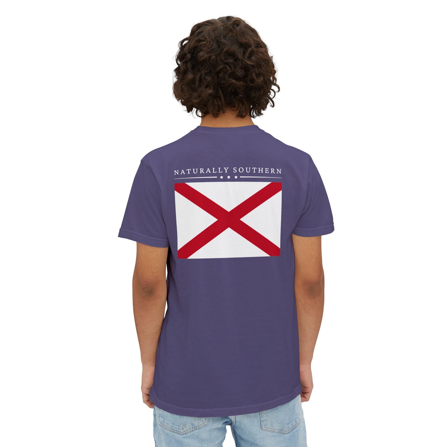 Cahaba "Naturally Southern Flag" pocket t-shirt