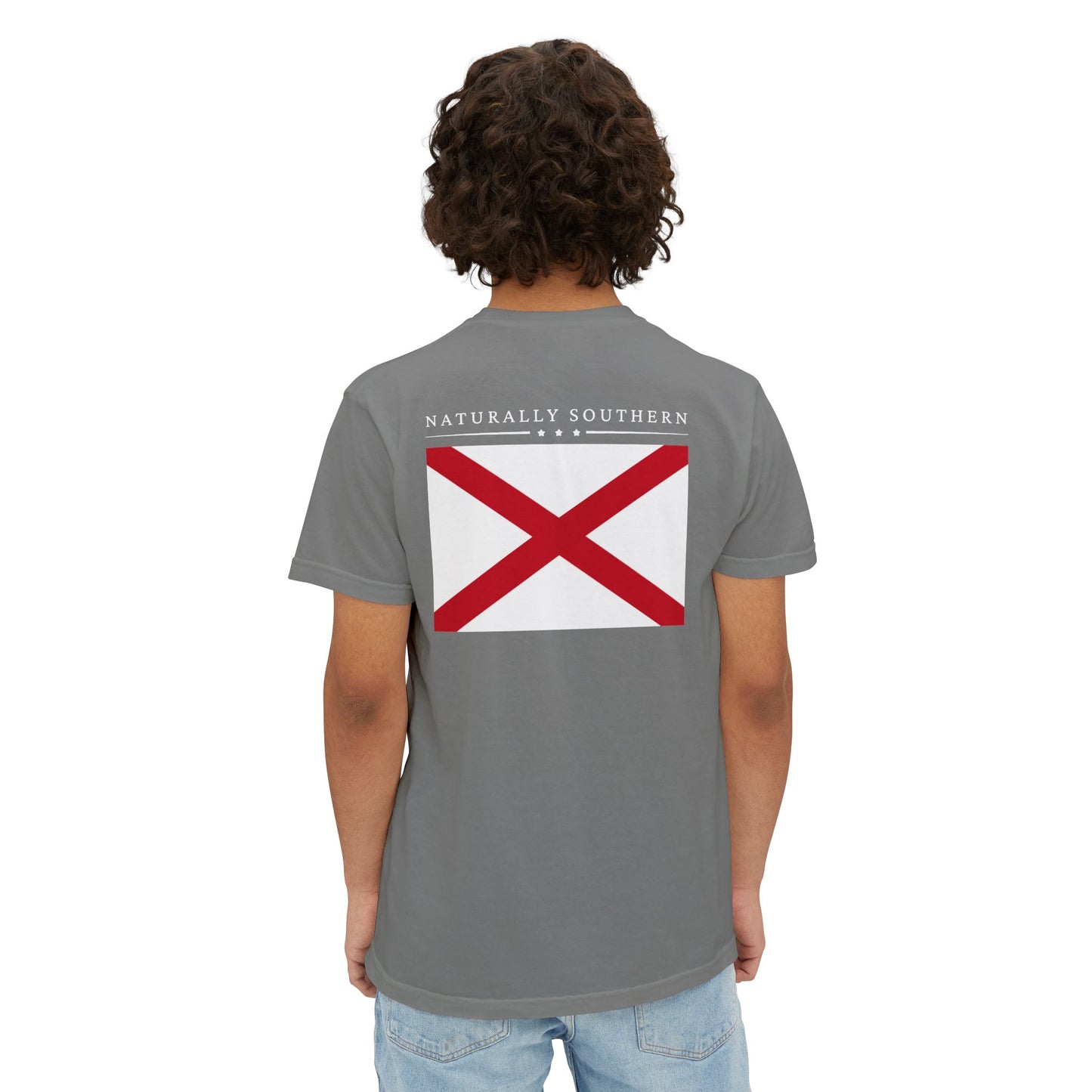 Cahaba "Naturally Southern Flag" pocket t-shirt