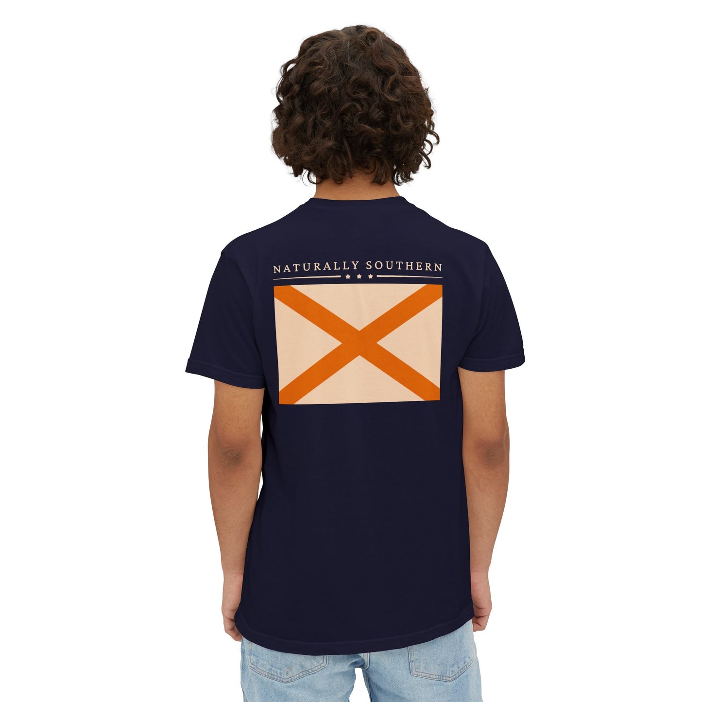 Cahaba "Naturally Southern Flag" pocket t-shirt