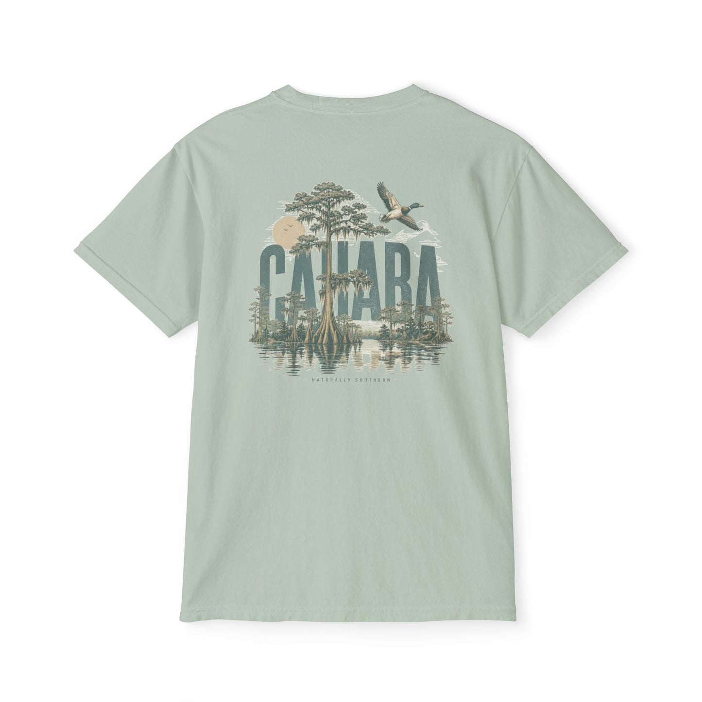 Cahaba "Naturally Southern" pocket t-shirt