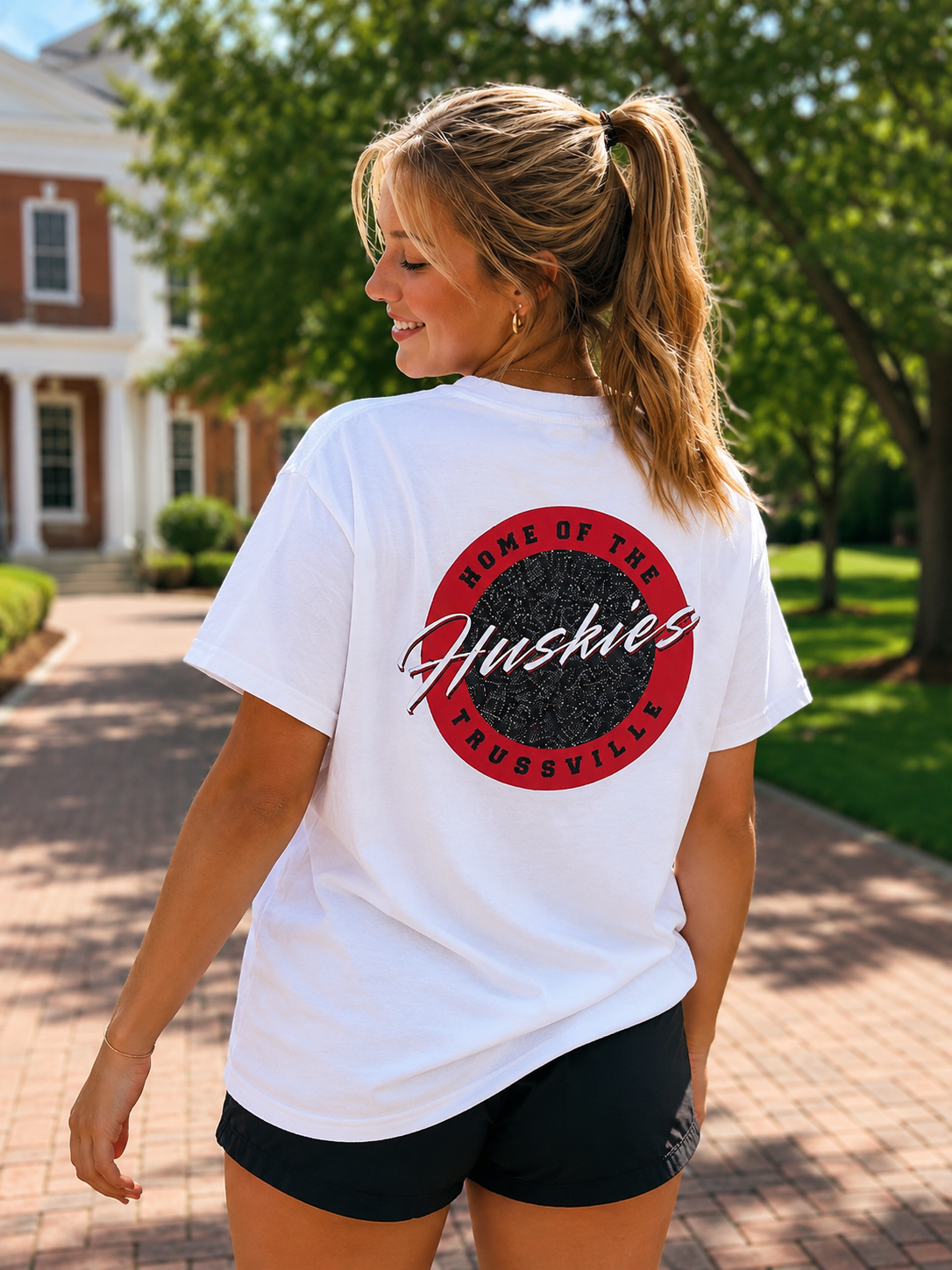 Trussville "Old Huskies" pocket t-shirt